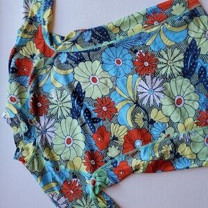 REI Colorful Floral Rashguard Shirt XL 18